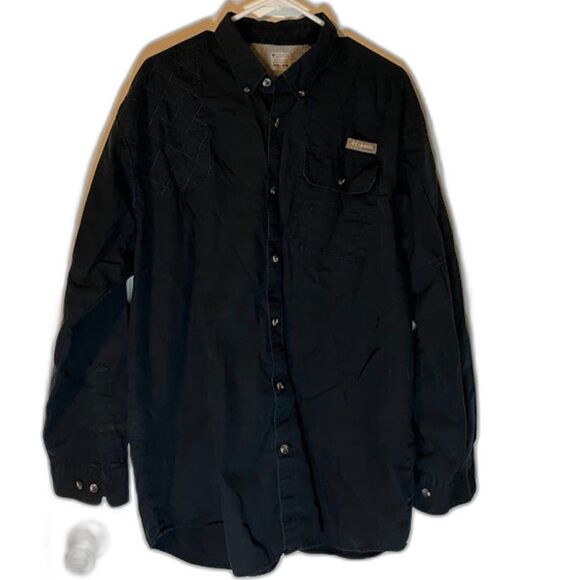 Columbia Men's Performance Hunting Gear Gorpcore Blue Button Dn Lng Slve Shirt L - Picture 1 of 8